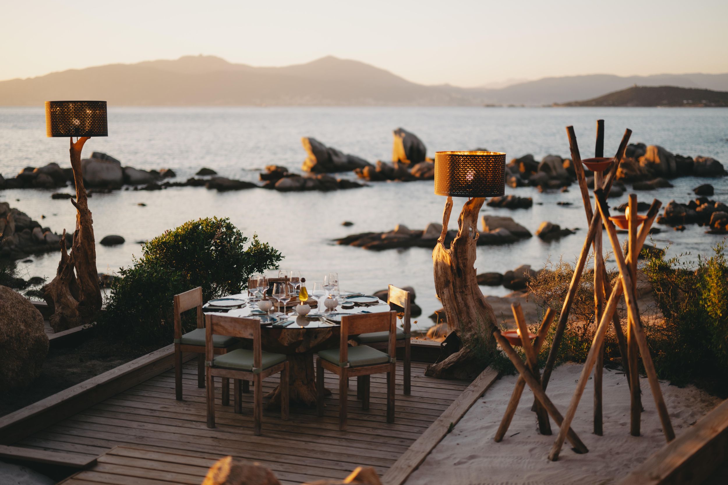 Restaurant gastronomique au bord de l'eau à Ajaccio