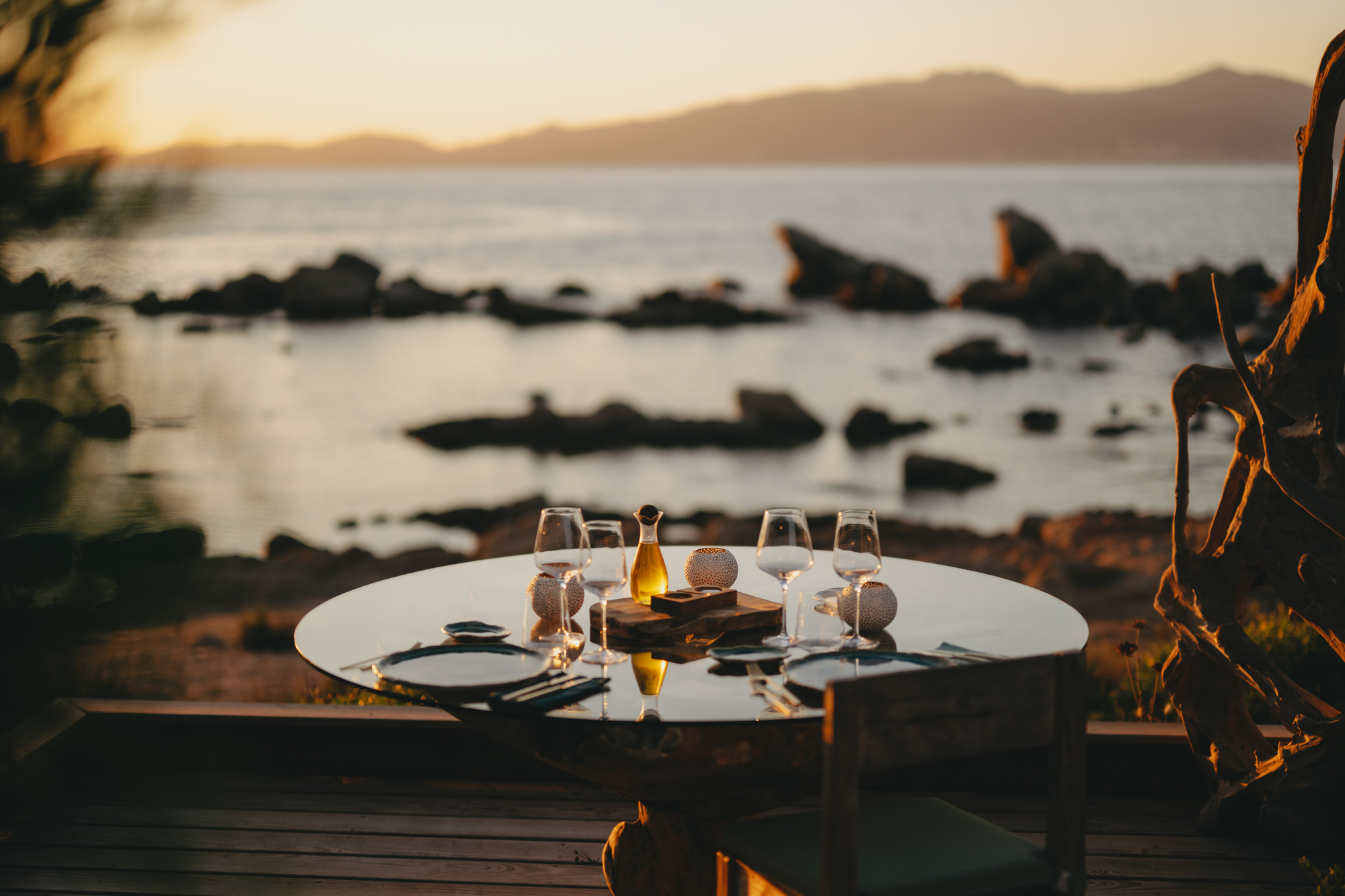 Manger avec la vue sur la mer à Ajaccio